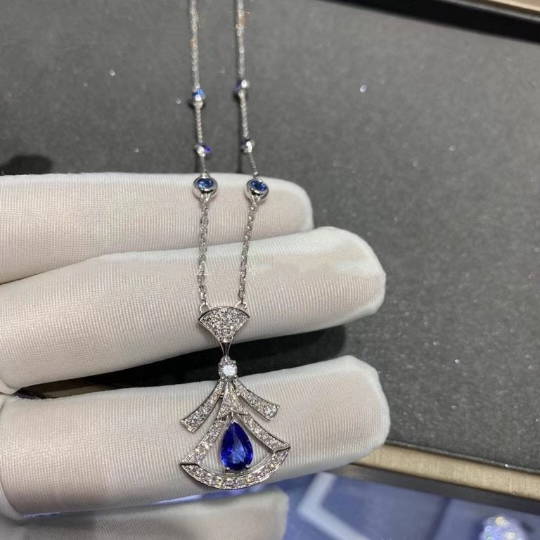 [Regalia jewelry]DREAM NECKLACE AGATE DIAMOND SILVER