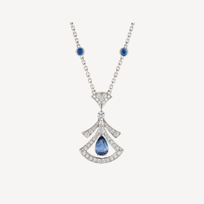 [Regalia jewelry]DREAM NECKLACE AGATE DIAMOND SILVER