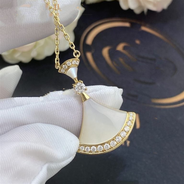 [Regalia jewelry]DREAM NECKLACE MOP GOLD DIAMOND