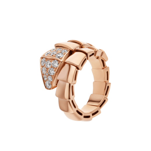 [Regalia jewelry]SERPENTI RING PINK GOLD DIAMOND