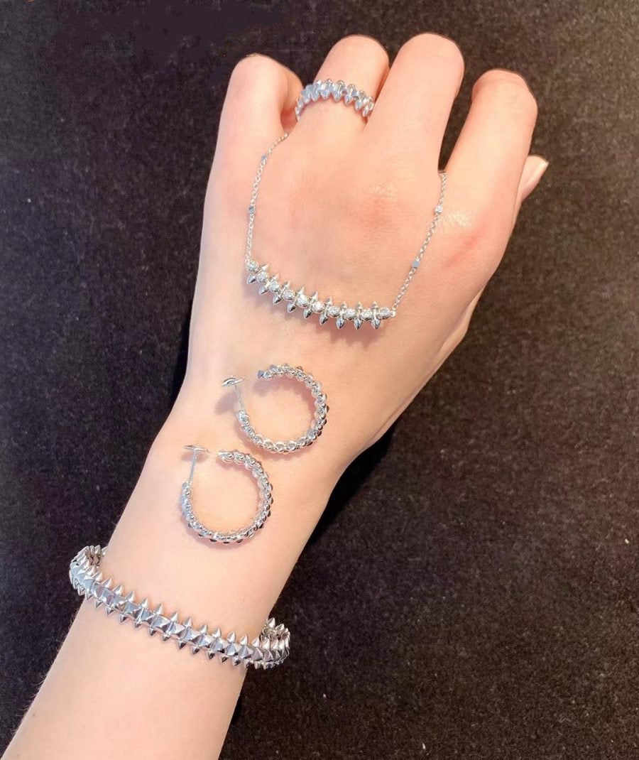 [Regalia jewelry]CLASH SILVER BRACELET