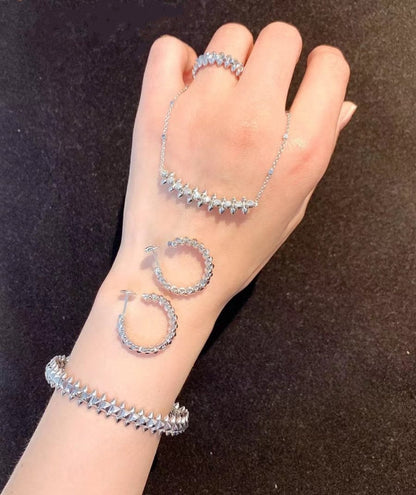 [Regalia jewelry]CLASH SILVER BRACELET