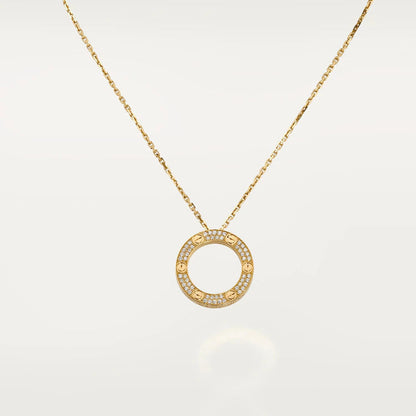 [Regalia jewelry]LOVE NECKLACE ADJUSTABLE ROSE GOLD