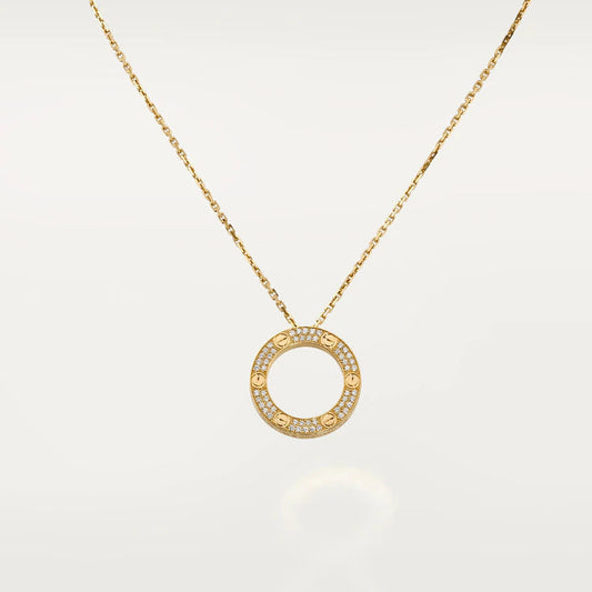 [Regalia jewelry]LOVE NECKLACE ADJUSTABLE ROSE GOLD