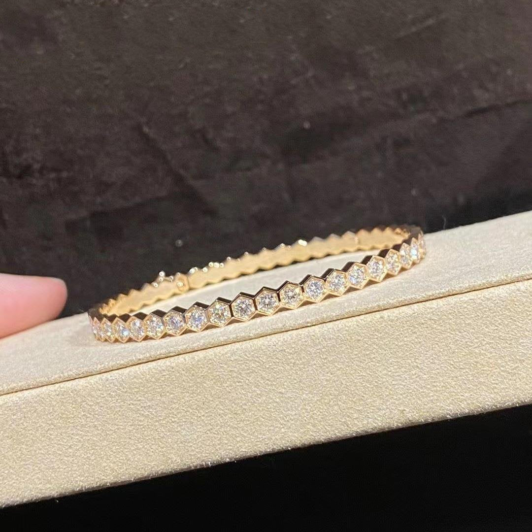 [Regalia jewelry]BEE LOVE GOLD BRACELET FULL DIAMOND