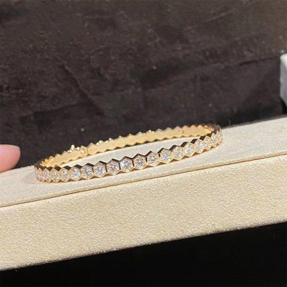 [Regalia jewelry]BEE LOVE GOLD BRACELET FULL DIAMOND