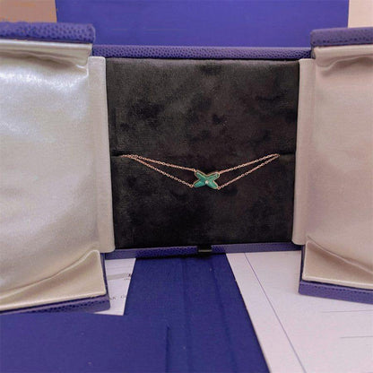 [Regalia jewelry]JEUX BRACELET MALACHITE PINK GOLD 1 DIAMOND