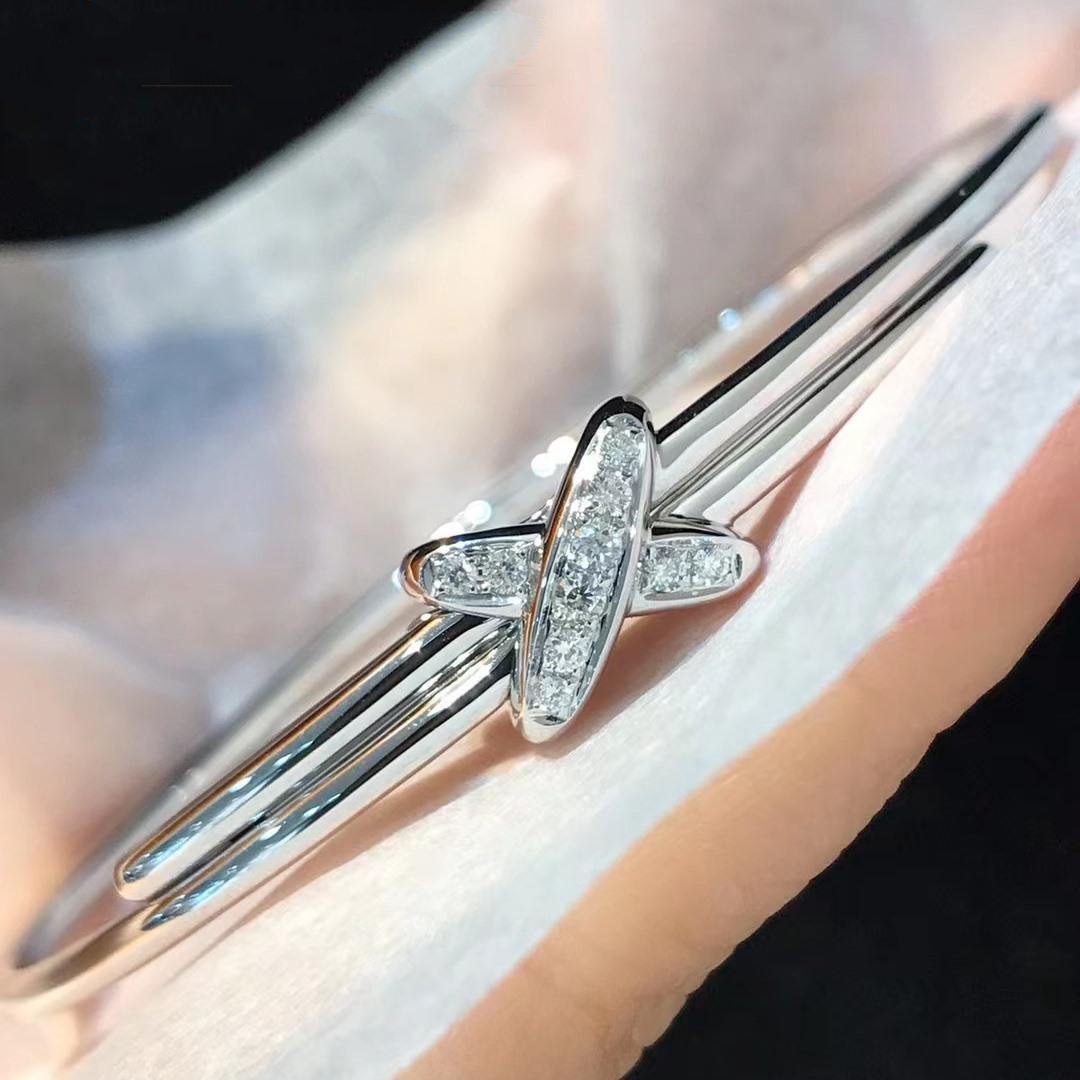 [Regalia jewelry]JEUX DE BRACELET SILVER DIAMONDS