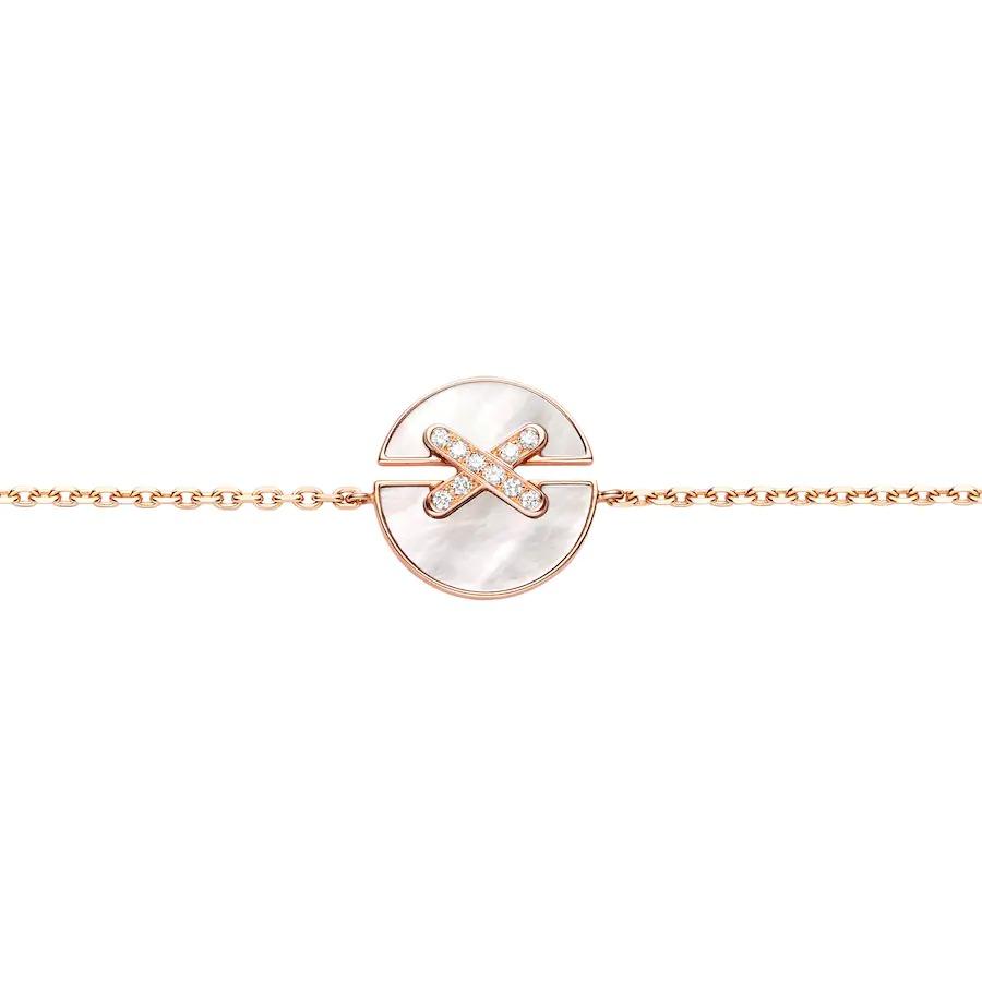 [Regalia jewelry]JEUX DE BRACELET MOP PINK GOLD DIAMONDS
