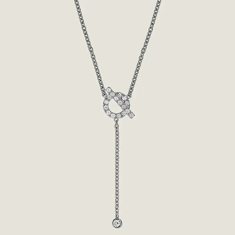 [Regalia jewelry]FINESSE SILVER DIAMOND NECKLACE