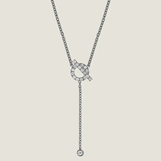 [Regalia jewelry]FINESSE SILVER DIAMOND NECKLACE