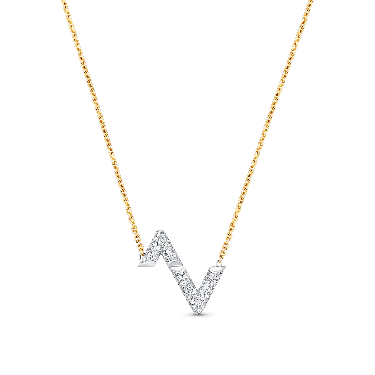 [Regalia jewelry]VOLT SILVER DIAMOND PEDANT NECKLACE