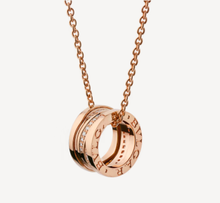 [Regalia jewelry]ZERO 1 PINK GOLD DIAMOND NECKLACE