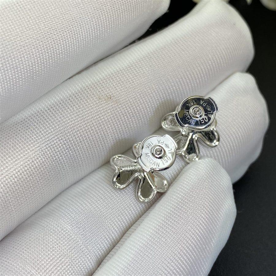 [Regalia jewelry]FRIVOLE MINI SILVER FLOWER EARRINGS