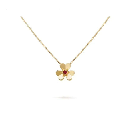 [Regalia jewelry]FRIVOLE GOLD FLOWER NECKLACE